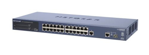 NetGear ProSafe (FS726T) 24-Ports Externl Smart Switch, 24 10/100, 2 10/100/1000