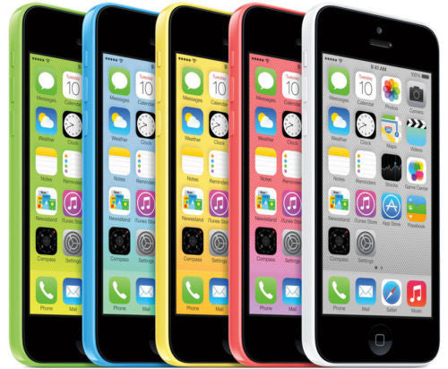 Apple iPhone 5c 32gb Unlocked Smartphone in Pink, Blue, Green, Yellow & White