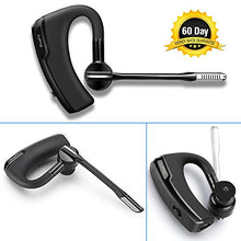 Bluetooth Headset, BlueFit JAZZ 6 Hands Free Wireless Bluetooth HD Stereo Earpiece with Microphone for iPhone Samsung Galaxy Android