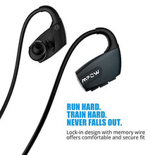 Mpow Antelope Bluetooth 4.1 Wireless Sports Headphones with Hands-free Calling, Long Working-Time, CVC6.0 Noise Reduction for Running Gym Exercise-Black