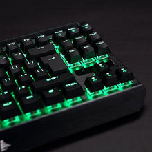 Rii K63C Mechanical Gaming Keyboard ,87keys Anti-ghosting PC gaming keyboard,Blue switch with 3 Macro Keys (Green-Backlit, 87Keys)