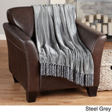 Home Fashion Designs Danya Collection Ultra Velvet Plush Fringe Luxury Throw Blanket in Solid Colors