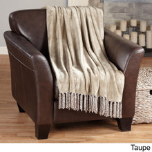Home Fashion Designs Danya Collection Ultra Velvet Plush Fringe Luxury Throw Blanket in Solid Colors