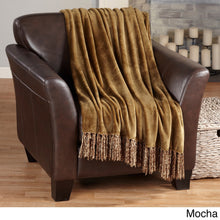 Home Fashion Designs Danya Collection Ultra Velvet Plush Fringe Luxury Throw Blanket in Solid Colors
