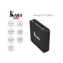 KM8 Pro Smart TV Box Android 6.0 BT 4.0 Amlogic S912 Octa Core 2GB 8GB/16GB Amlogic S912 2.4G/5G WiFi Set-top Box PK X96 A95X