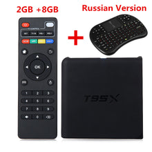 Mesuvida T95X Amlogic S905X Android 6.0 TV BOX 2G+8G Quad Core 100LAN WiFi H.265 16.1 Full Loaded Pre-installed Media Player Box