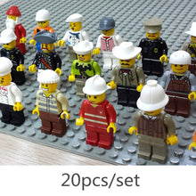 New Arrival 20pcs/set Human Model Action Figure Toy Kids Educational Building Blocks Assembled Toys